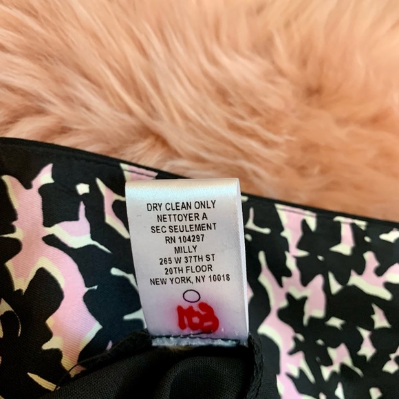 NWT Milly Wide Leg Dressy Black Pants Size 6 - Picture 8 of 12